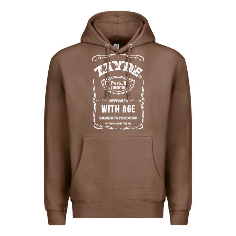Mens Vintage Zayde Hebrew Yiddish Grandfather Premium Hoodie by trangStudio | Teevron