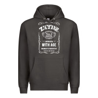 Smoke Mens Vintage Zayde Hebrew Yiddish Grandfather Premium Hoodie - trangStudio