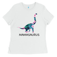 White Mamasaurus Dinosaur Ladies Tee - Bettercallsaul