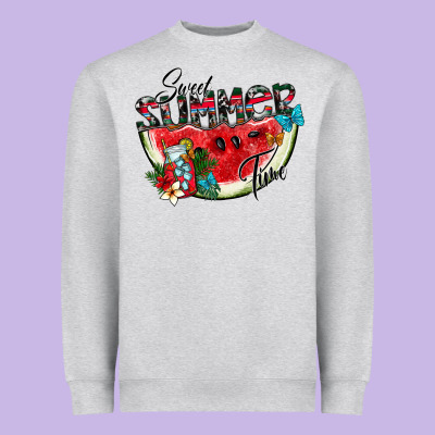 Sweet Summer Time Heavyweight Sweatshirt Designed By Cowhidedigitalart