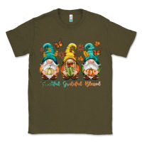 Army Green Thankful grateful blessed Classic Tee - NancyCooperArtShop