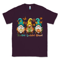 Plum Thankful grateful blessed Classic Tee - NancyCooperArtShop
