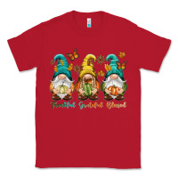 Red Thankful grateful blessed Classic Tee - NancyCooperArtShop
