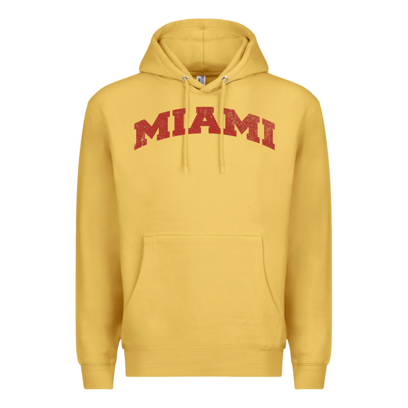 Miami Ohio Classic Athletic Sports Distressed Premium Hoodie by trangStudio | Teevron