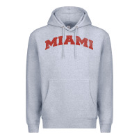 Heather Grey Miami Ohio Classic Athletic Sports Distressed Premium Hoodie - trangStudio