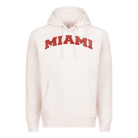 Pale Pink Miami Ohio Classic Athletic Sports Distressed Premium Hoodie - trangStudio