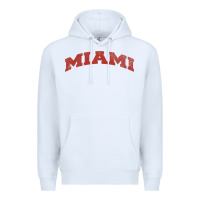 White Miami Ohio Classic Athletic Sports Distressed Premium Hoodie - trangStudio