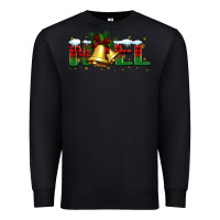 Black noel Christmas bells Premium Sweatshirt - BarkalooDesign