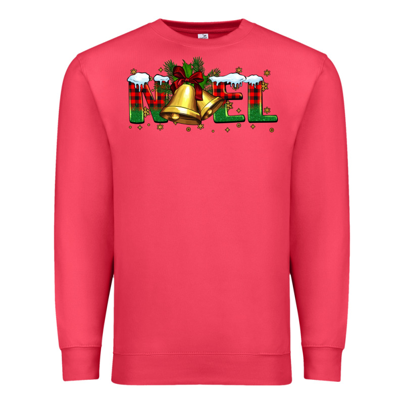 Noel Christmas Bells Premium Sweatshirt by BarkalooDesign | Teevron
