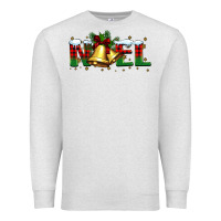 Oatmeal Heather noel Christmas bells Premium Sweatshirt - BarkalooDesign
