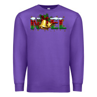 Purple noel Christmas bells Premium Sweatshirt - BarkalooDesign