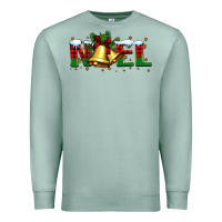 Seafoam noel Christmas bells Premium Sweatshirt - BarkalooDesign