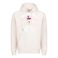 Pale Pink teacher halloween bookworm just here for the boooks ghost tank top Premium Hoodie - trangStudio