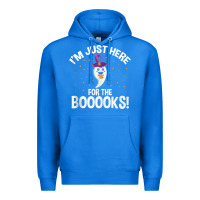 True Royal teacher halloween bookworm just here for the boooks ghost tank top Premium Hoodie - trangStudio