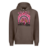 Coffee heal cancer rainbow Premium Hoodie - LillyAllenDesigns