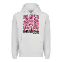 Dove Grey heal cancer rainbow Premium Hoodie - LillyAllenDesigns