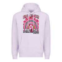 Lilac heal cancer rainbow Premium Hoodie - LillyAllenDesigns
