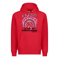 Red heal cancer rainbow Premium Hoodie - LillyAllenDesigns