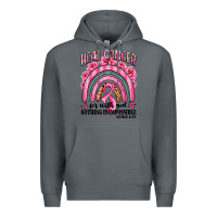 Rock heal cancer rainbow Premium Hoodie - LillyAllenDesigns