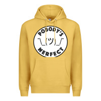 Antique Gold Pobody's Nerfect Retro Classic Funny Nobody's Perfect Premium Hoodie - trangStudio