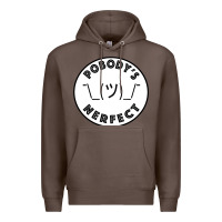 Coffee Pobody's Nerfect Retro Classic Funny Nobody's Perfect Premium Hoodie - trangStudio