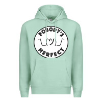Seafoam Pobody's Nerfect Retro Classic Funny Nobody's Perfect Premium Hoodie - trangStudio