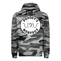 Slate Camo Pobody's Nerfect Retro Classic Funny Nobody's Perfect Premium Hoodie - trangStudio