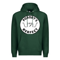 Sports Green Pobody's Nerfect Retro Classic Funny Nobody's Perfect Premium Hoodie - trangStudio