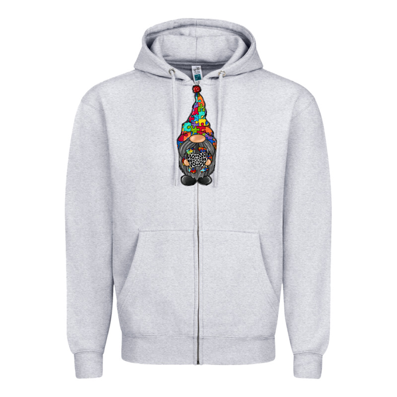 Gnome Autism Zipper Hoodie by RacoonDesign | Teevron