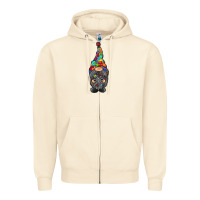Sandshell gnome autism Zipper Hoodie - RacoonDesign
