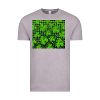 Saint Patricks Day Shamrock And Plaid Vintage Tee | Teevron