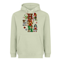 Matcha christmas ho ho ho gnomes Heavyweight Hoodie - BarkalooDesign
