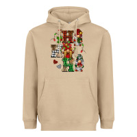 Mushroom christmas ho ho ho gnomes Heavyweight Hoodie - BarkalooDesign
