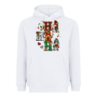 White christmas ho ho ho gnomes Heavyweight Hoodie - BarkalooDesign