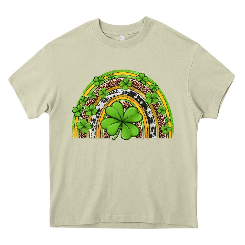 Western St Patricks Rainbow Heavy Core Tee by Jasminsmagicworld | Teevron