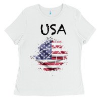 White USA Ladies Tee - Bettercallsaul