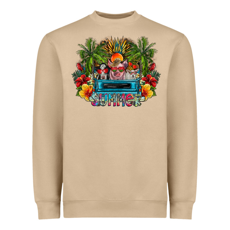 Summer Heavyweight Sweatshirt by CowhideDigitalArt | Teevron