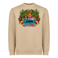 Mushroom Summer Heavyweight Sweatshirt - CowhideDigitalArt