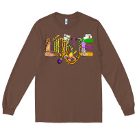 Chestnut love nurse mardi gras Long Sleeve Tee - OliviaCreatesArt