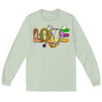 Matcha love nurse mardi gras Long Sleeve Tee - OliviaCreatesArt