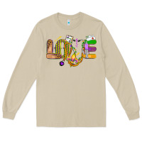 Mushroom love nurse mardi gras Long Sleeve Tee - OliviaCreatesArt