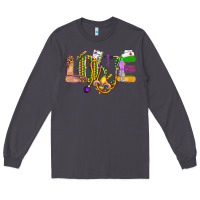 Smoke love nurse mardi gras Long Sleeve Tee - OliviaCreatesArt