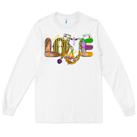 White love nurse mardi gras Long Sleeve Tee - OliviaCreatesArt