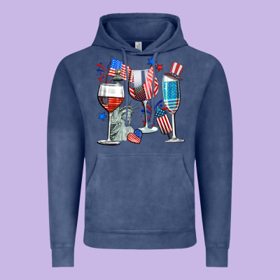American Wine Vintage Hoodie Designed By Cowgirlartshop