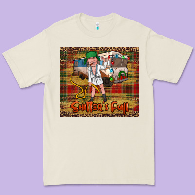 Shitters Full Merry Christmas Premium Tee Designed By Jasminsmagicworld