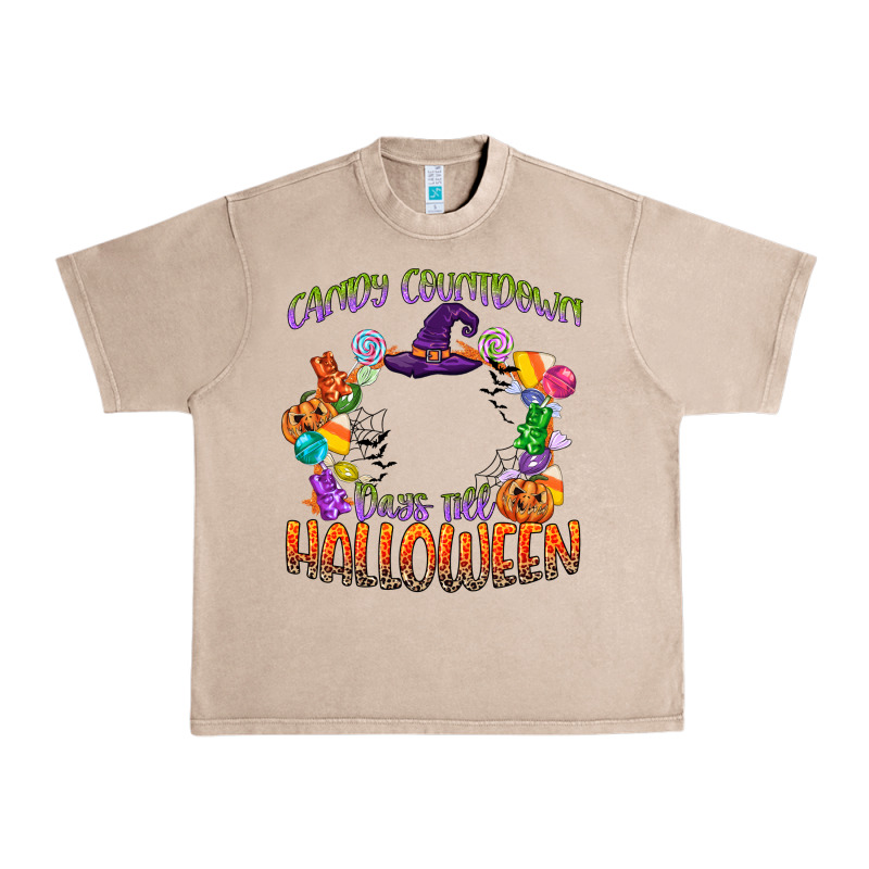Candy Countdown Days Till Halloween Urban Heavy Tee by CowGirlArtShop | Teevron