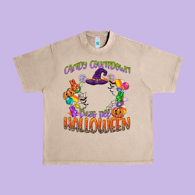 Candy Countdown Days Till Halloween Urban Heavy Tee Designed By Cowgirlartshop