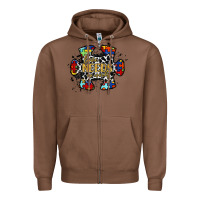 Chestnut love needs no words 2 Zipper Hoodie - RacoonDesign