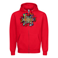 Red love needs no words 2 Zipper Hoodie - RacoonDesign