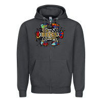 Smoke love needs no words 2 Zipper Hoodie - RacoonDesign